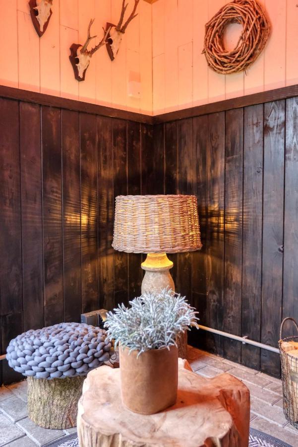 Lodge In Een Bosrijke Omgeving Met Hottub & Sauna Opt Rheezerveen Zewnętrze zdjęcie